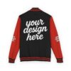10015617248627805798_2048.jpeg Vintage-Style Unisex Heavyweight Letterman Jacket - Customize Your Design, Perfect for Sports Events, School Spirit, Gifts, Casual Wear