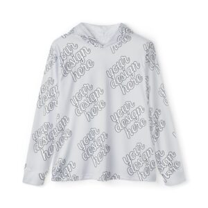 Men's Sports Warmup Hoodie - Customizable Athletic Wear, Workout Hoodie, Fitness Apparel, Unique Sports Gear, Personalized Exercise Top