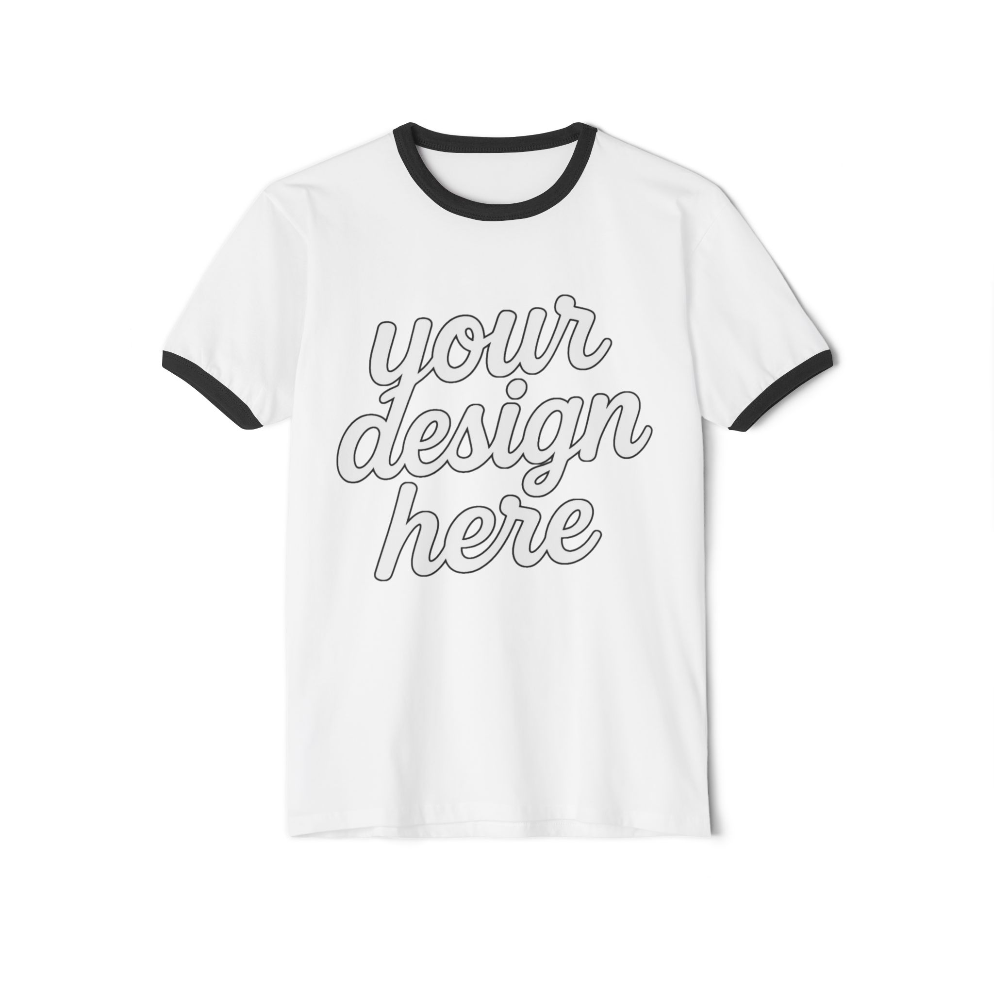 Unisex Cotton Ringer T-Shirt - Customizable Retro Style Tee, Perfect for Casual Wear, Gifts, Summer Outfits, Birthday Celebrations, [...]