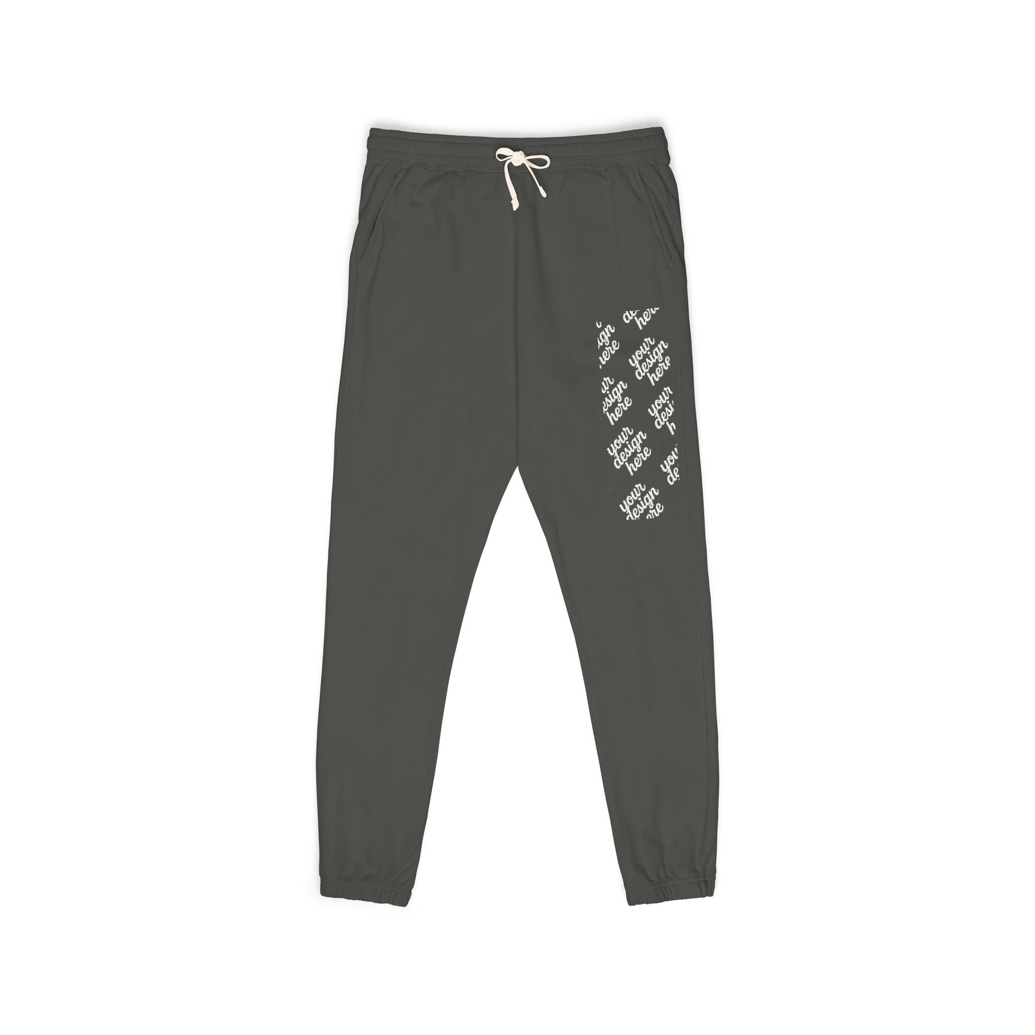 10923224498233101705_2048.jpeg Cozy Garment-Dyed Fleece Sweatpants for Ultimate Comfort, Lounge Wear, Gift for Him/Her, Spring Outing Pants, Casual Travel Bottoms