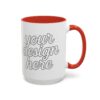 10999674582106872330_2048.jpeg Personalized Accent Coffee Mug, Customizable Gift, Coffee Lovers Mug, Office Decor, Unique Present for Any Occasion