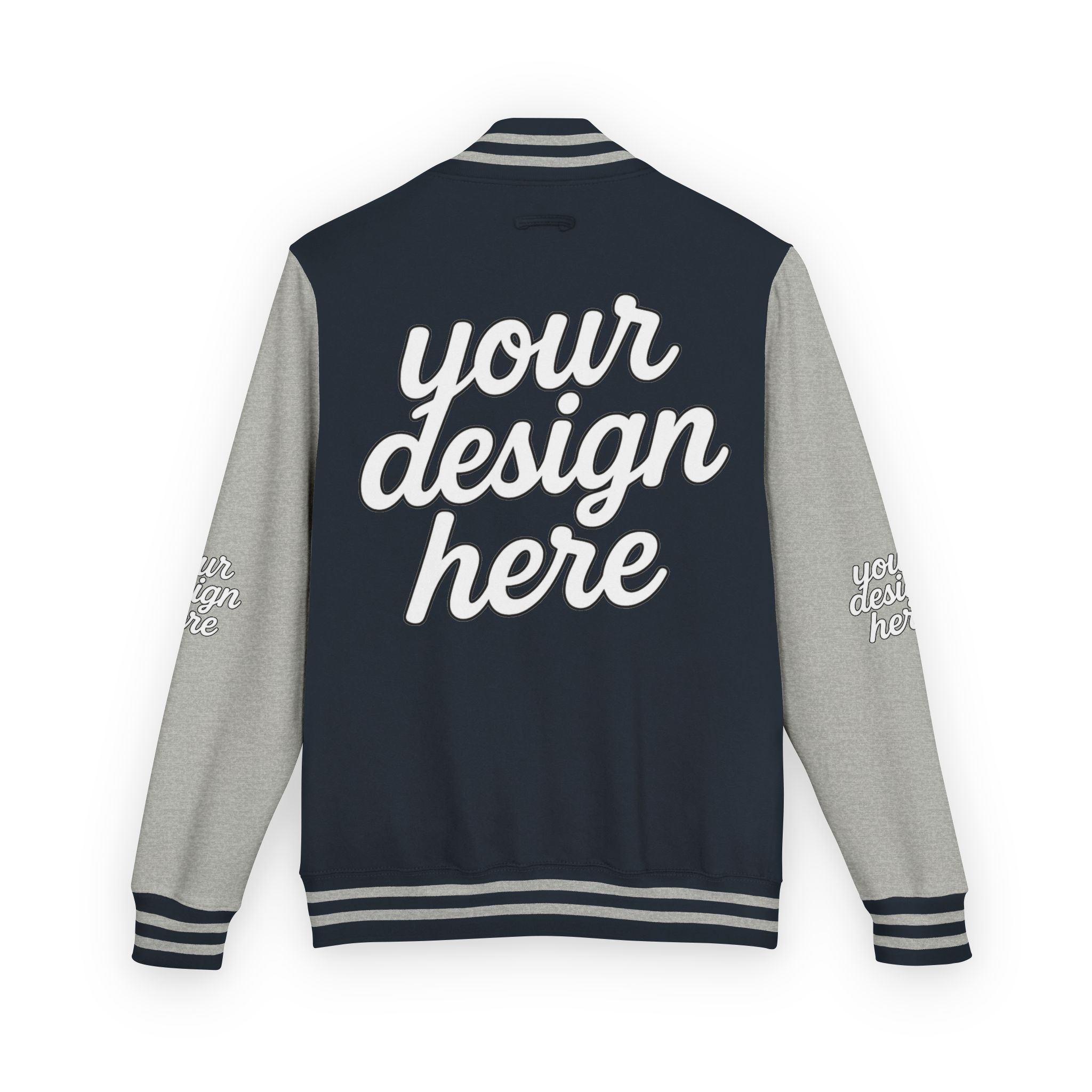 11004574964073681424_2048.jpeg Vintage-Style Unisex Heavyweight Letterman Jacket - Customize Your Design, Perfect for Sports Events, School Spirit, Gifts, Casual Wear
