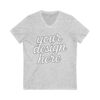 11025316703132154365_2048-4.jpeg Customizable V-Neck Tee for Creative Expression, Perfect for Gifts, Casual Wear, and Events