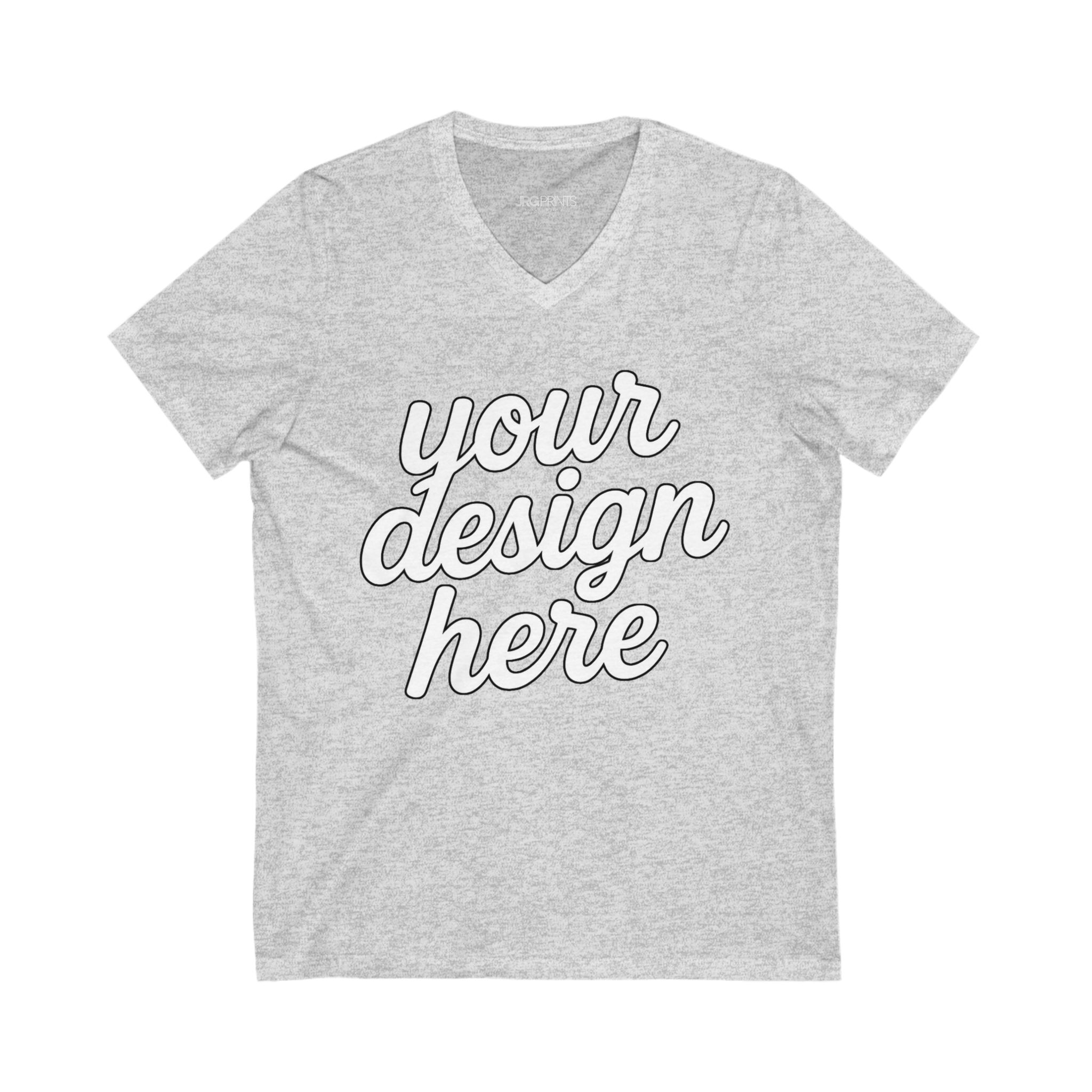 11025316703132154365_2048-4.jpeg Customizable V-Neck Tee for Creative Expression, Perfect for Gifts, Casual Wear, and Events