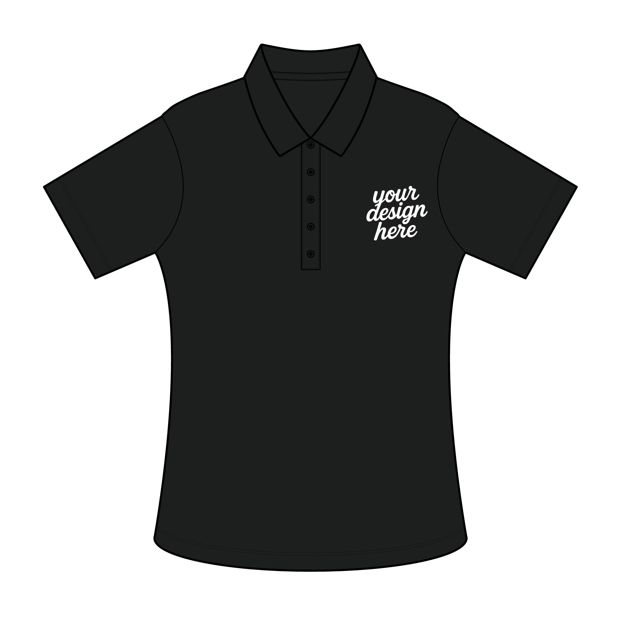 11221511292615298505_2048-5.jpeg Stylish Women's Polo Shirt | Casual Wear, Dressy Outfits, Office Attire, Gift for Her, Customizable Design