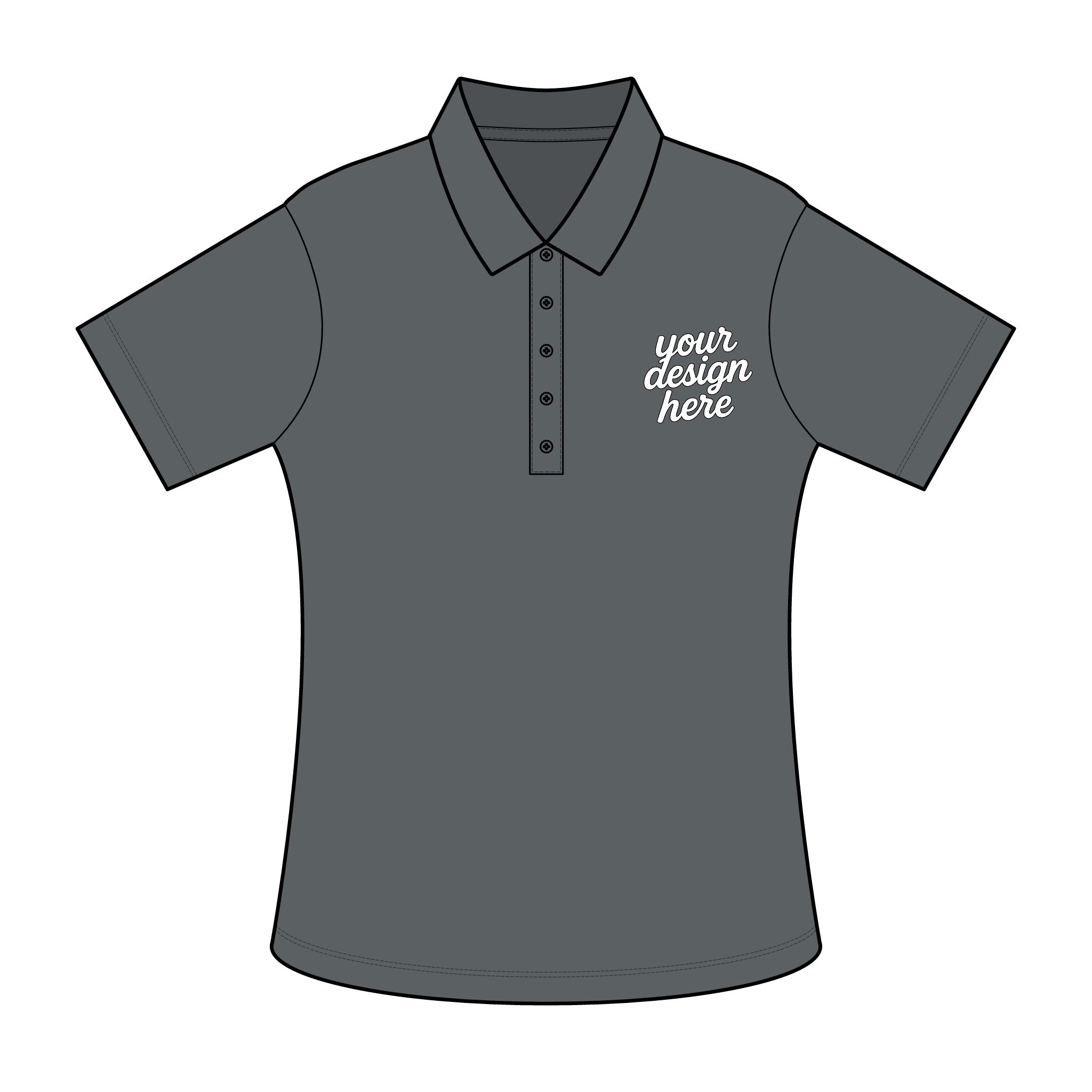 11221511292615298505_2048-7.jpeg Stylish Women's Polo Shirt | Casual Wear, Dressy Outfits, Office Attire, Gift for Her, Customizable Design
