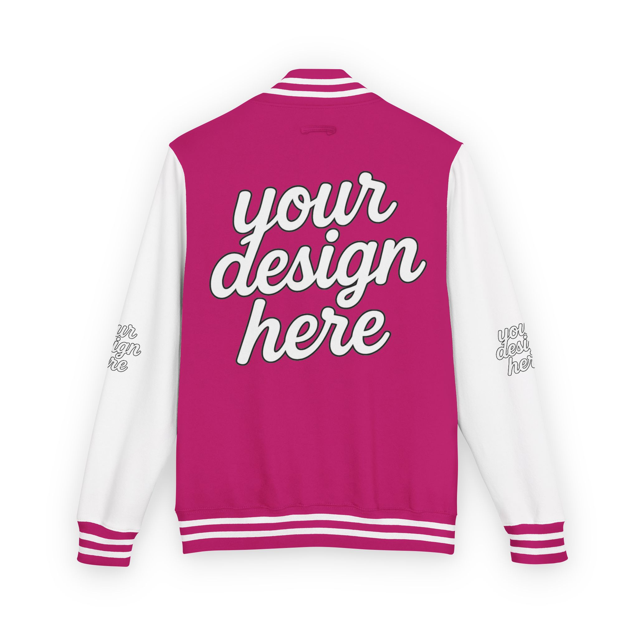11891612906380071290_2048.jpeg Vintage-Style Unisex Heavyweight Letterman Jacket - Customize Your Design, Perfect for Sports Events, School Spirit, Gifts, Casual Wear
