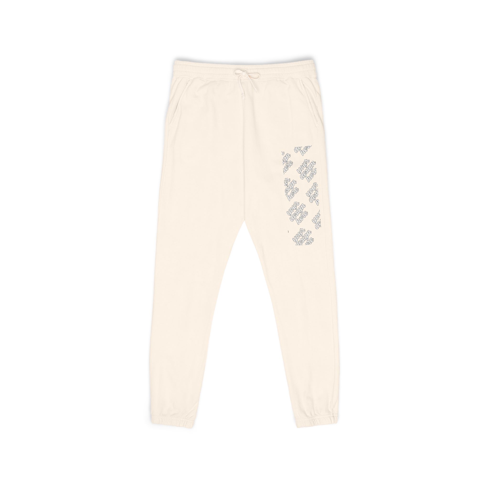 12399736063901842935_2048.jpeg Cozy Garment-Dyed Fleece Sweatpants for Ultimate Comfort, Lounge Wear, Gift for Him/Her, Spring Outing Pants, Casual Travel Bottoms