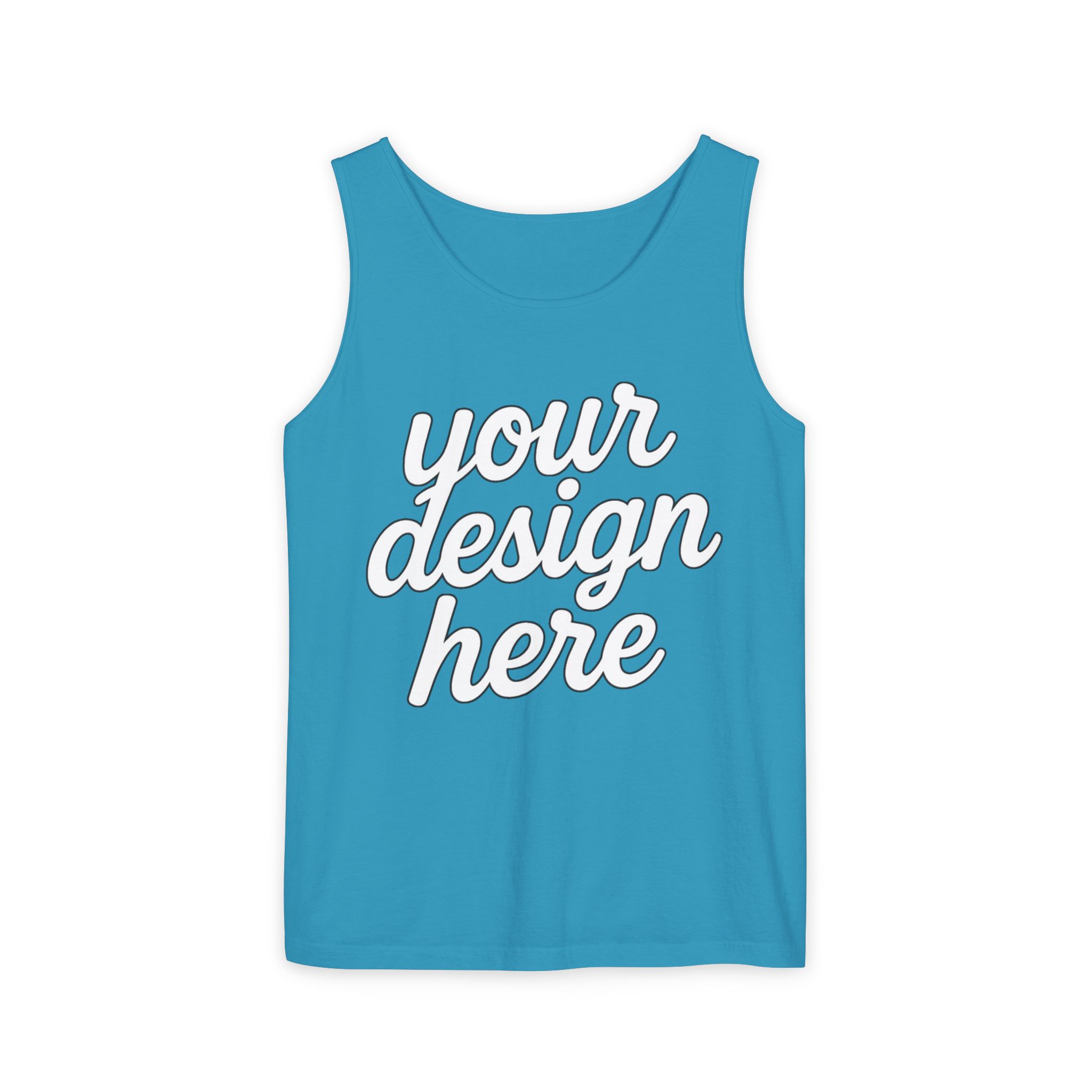 12488374176745907425_2048-1.jpeg Garment-Dyed Tank Top | Customizable Summer Essential, Unisex Apparel, Casual Wear, Gift for Him/Her, Event Merchandise