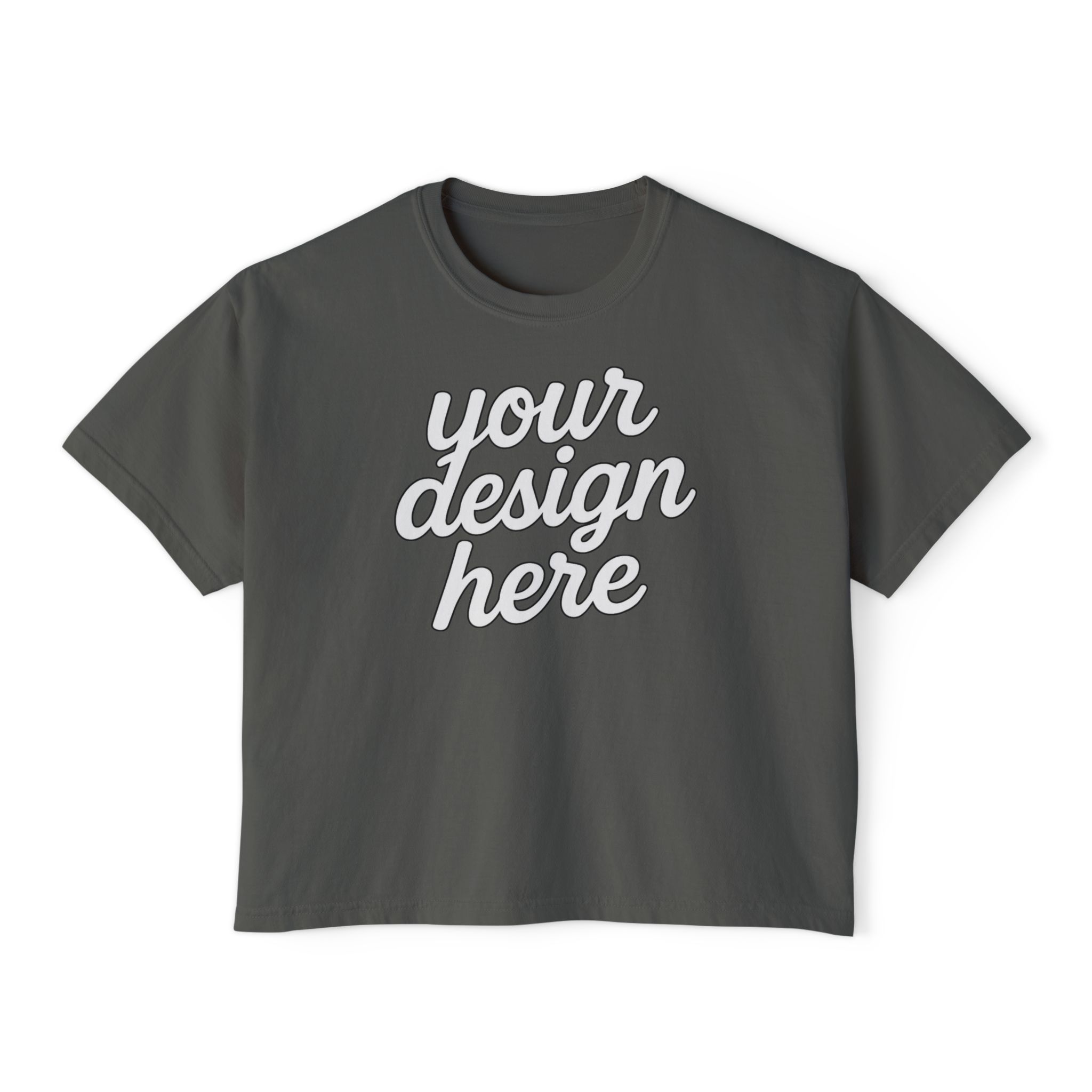12657188252164637218_2048-1.jpeg Stylish Women's Boxy Tee, Trendy Casual Shirt for Everyday Wear, Perfect for Summer, Gift Idea for Women, Customizable Graphic Tee