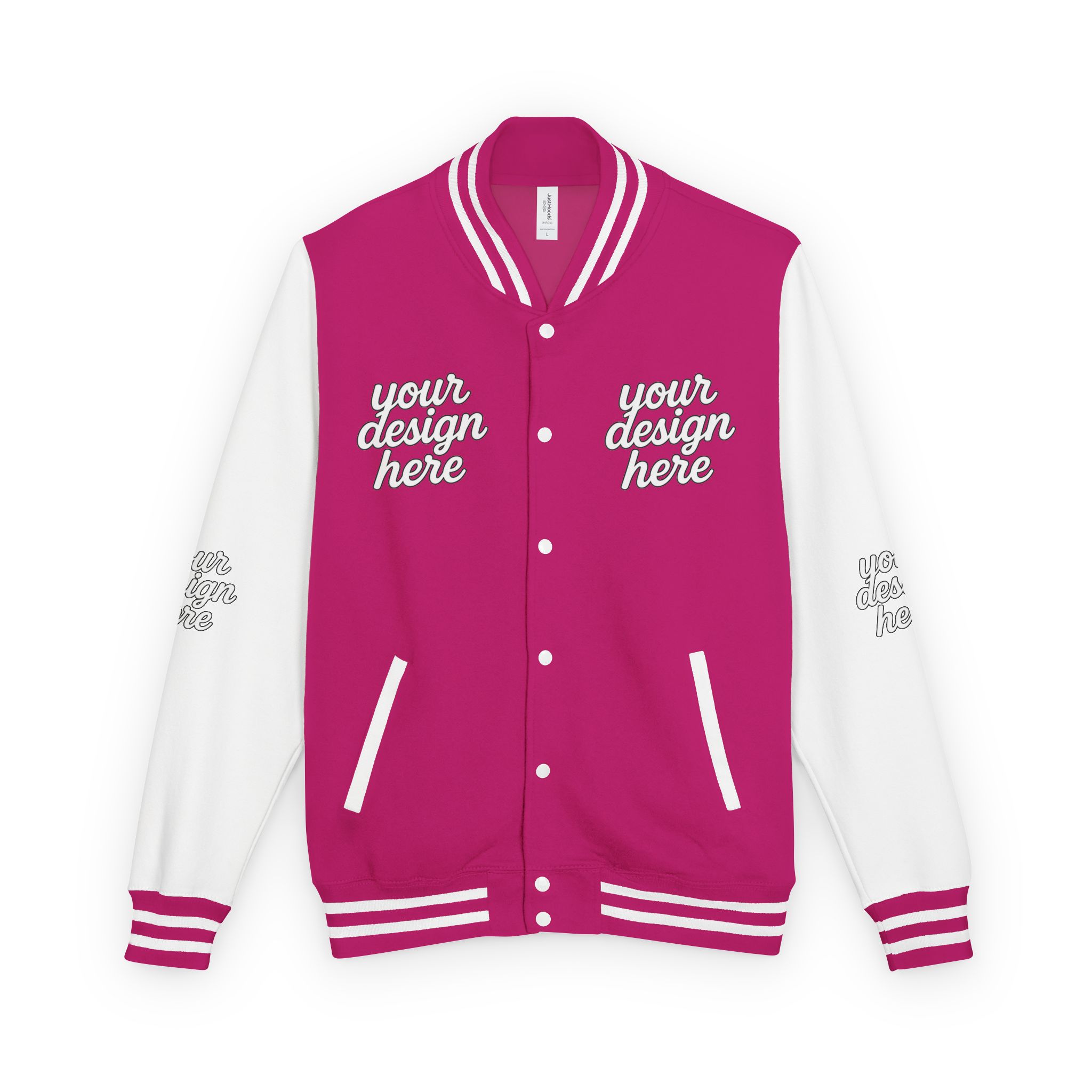 13430232001965079710_2048.jpeg Vintage-Style Unisex Heavyweight Letterman Jacket - Customize Your Design, Perfect for Sports Events, School Spirit, Gifts, Casual Wear