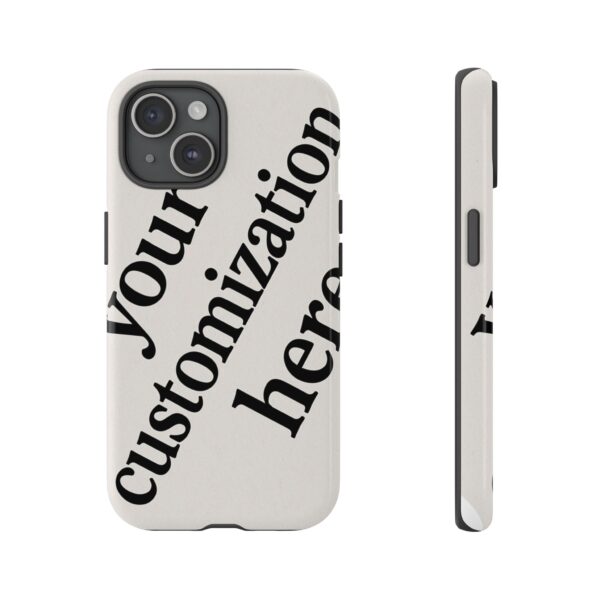 Customizable Phone Case, Personalized Tough Cases, Unique Gift, Birthday Present, Stylish Tech Accessory, Trendy Phone Cover