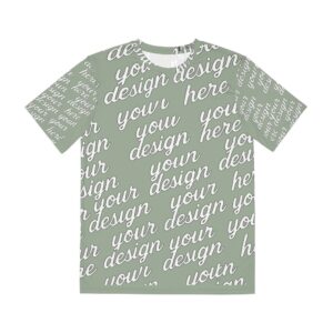 Customizable Men's Tee – Unique AOP Shirt for Personal Style, Perfect for Casual Wear, Gifts, and Special Occasions