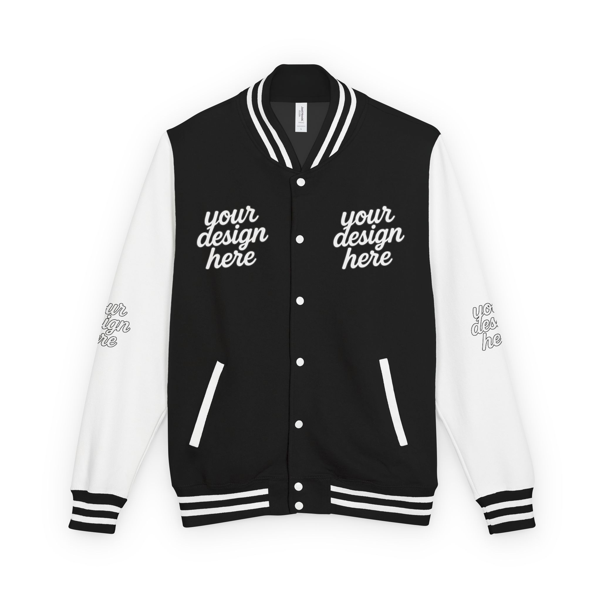 1415264293727481668_2048.jpeg Vintage-Style Unisex Heavyweight Letterman Jacket - Customize Your Design, Perfect for Sports Events, School Spirit, Gifts, Casual Wear