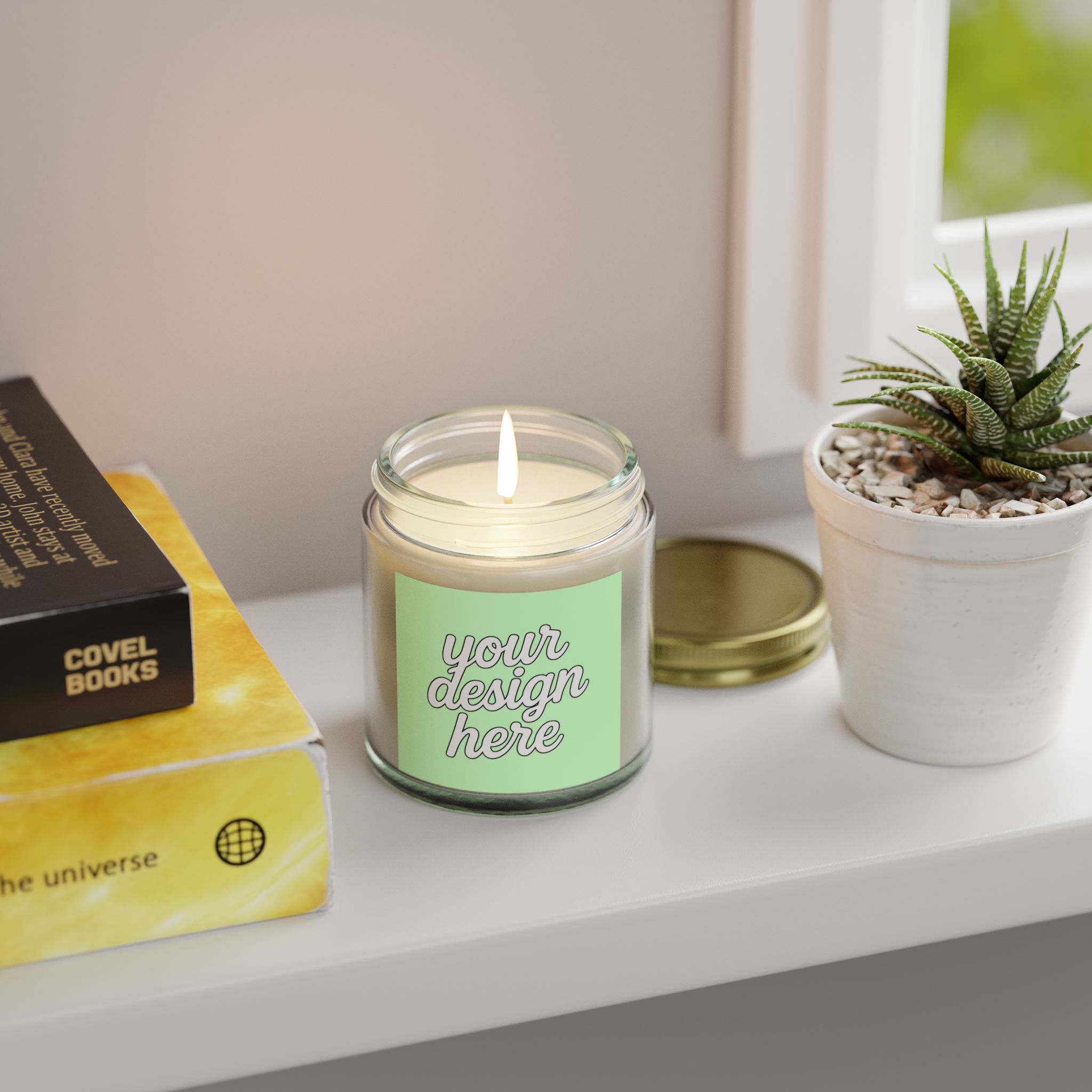 14344259964166027952_2048.jpeg Coconut Apricot Scented Candles - Relaxing Aromatherapy Gift, Spa Decor, Birthday Present, Cozy Home Fragrance, Self-Care Essentials