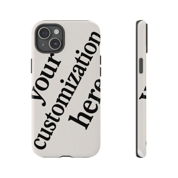 Customizable Phone Case, Personalized Tough Cases, Unique Gift, Birthday Present, Stylish Tech Accessory, Trendy Phone Cover