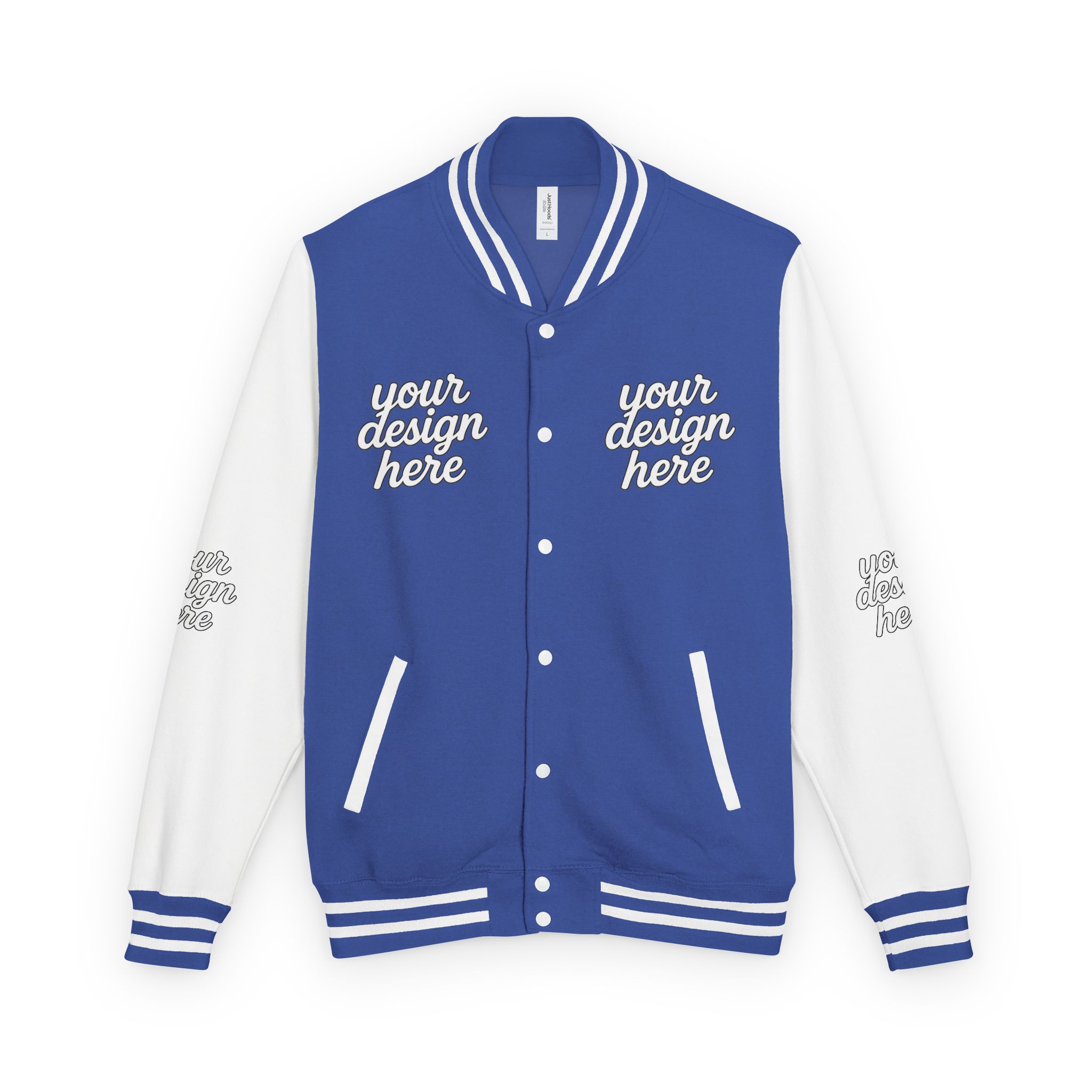 15275309308208981761_2048.jpeg Vintage-Style Unisex Heavyweight Letterman Jacket - Customize Your Design, Perfect for Sports Events, School Spirit, Gifts, Casual Wear