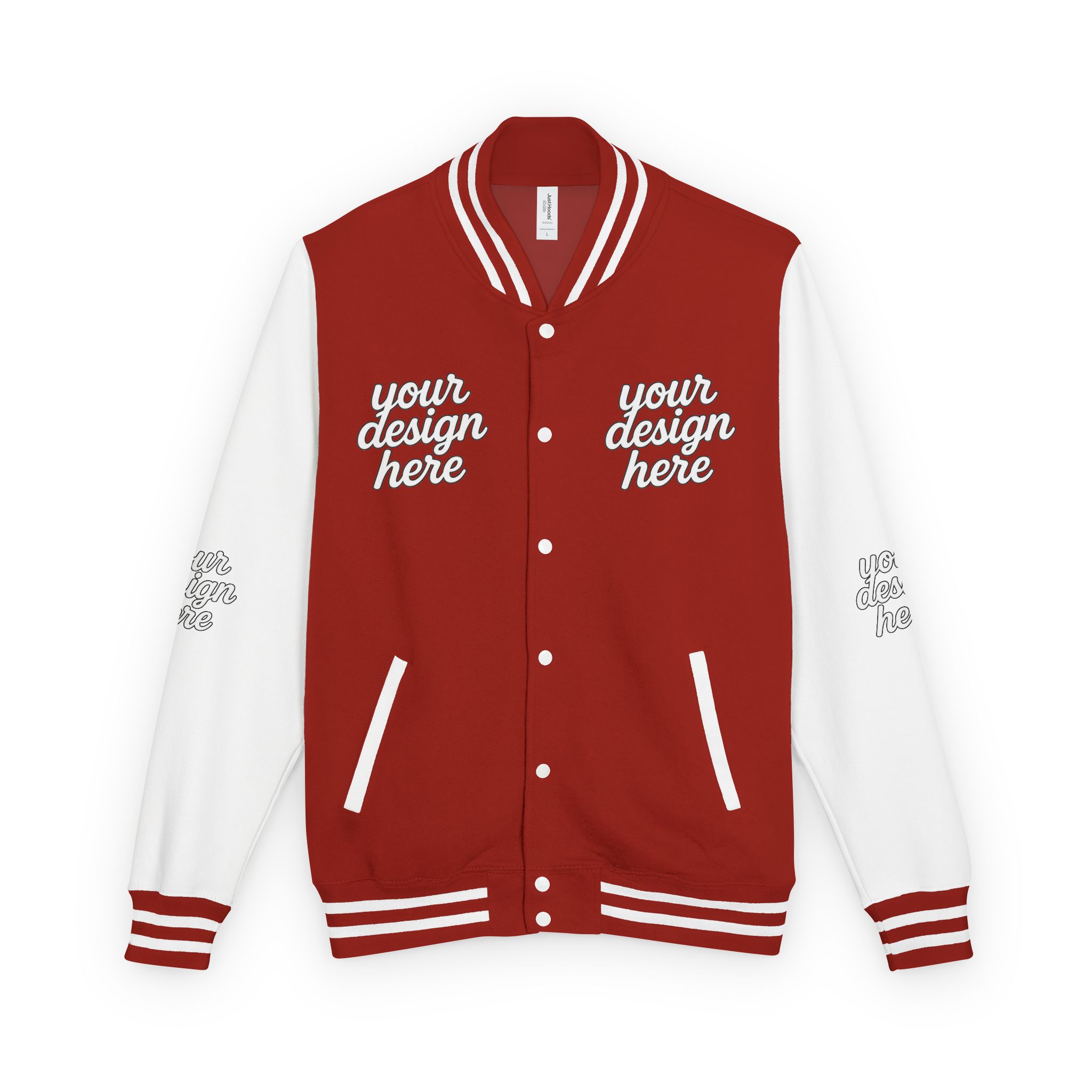 15490732076826449210_2048.jpeg Vintage-Style Unisex Heavyweight Letterman Jacket - Customize Your Design, Perfect for Sports Events, School Spirit, Gifts, Casual Wear