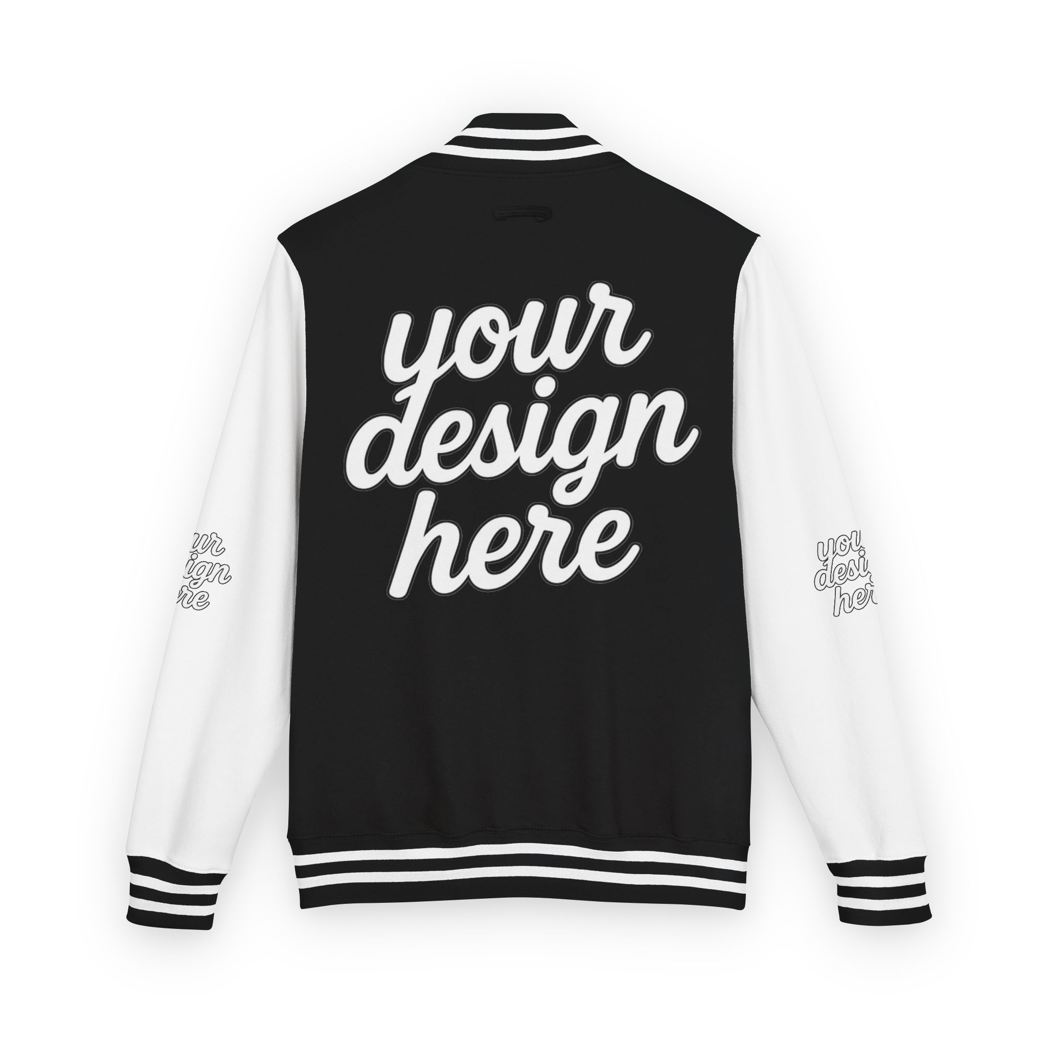 1555631554745721481_2048.jpeg Vintage-Style Unisex Heavyweight Letterman Jacket - Customize Your Design, Perfect for Sports Events, School Spirit, Gifts, Casual Wear