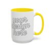 15890182647518837882_2048.jpeg Personalized Accent Coffee Mug, Customizable Gift, Coffee Lovers Mug, Office Decor, Unique Present for Any Occasion