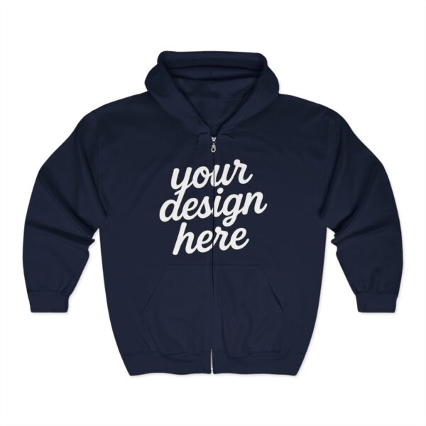 Cozy Full Zip Hoodie, Comfortable Hoodie for All Occasions, Stylish Sweatshirt, Perfect Gift for Friends, Casual Wear, Everyday Comfort