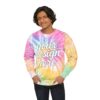 16411425808639581699_2048.jpeg Trendy Unisex Tie-Dye Sweatshirt, Cozy Fashion, Stylish Gift, Warm Layer, Perfect for Fall/Winter, Customizable Design