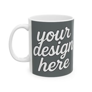 Personalized Ceramic Mug - Custom Design Gift for Coffee Lovers, Birthday Present, Home Decor, Office Accessory, Customizable