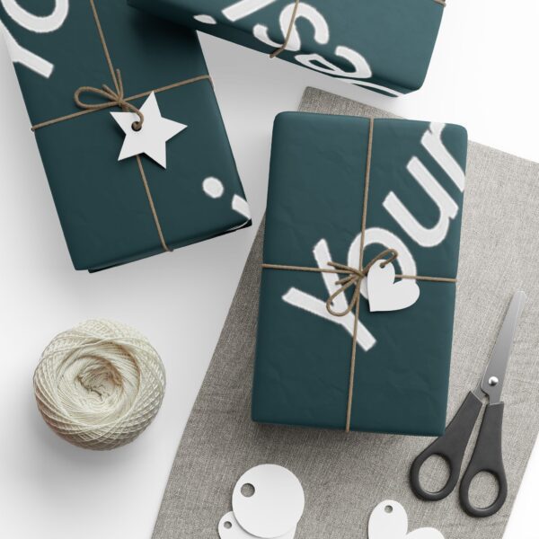 Customizable Gift Wrapping Paper, Personalize for Birthdays, Holidays, Weddings, Unique Presents, Party Decor