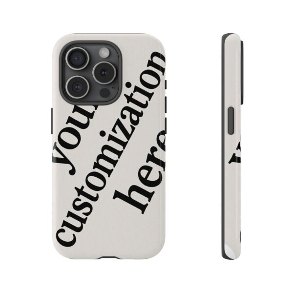 Customizable Phone Case, Personalized Tough Cases, Unique Gift, Birthday Present, Stylish Tech Accessory, Trendy Phone Cover