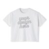 1787234722693293765_2048-1.jpeg Stylish Women's Boxy Tee, Trendy Casual Shirt for Everyday Wear, Perfect for Summer, Gift Idea for Women, Customizable Graphic Tee