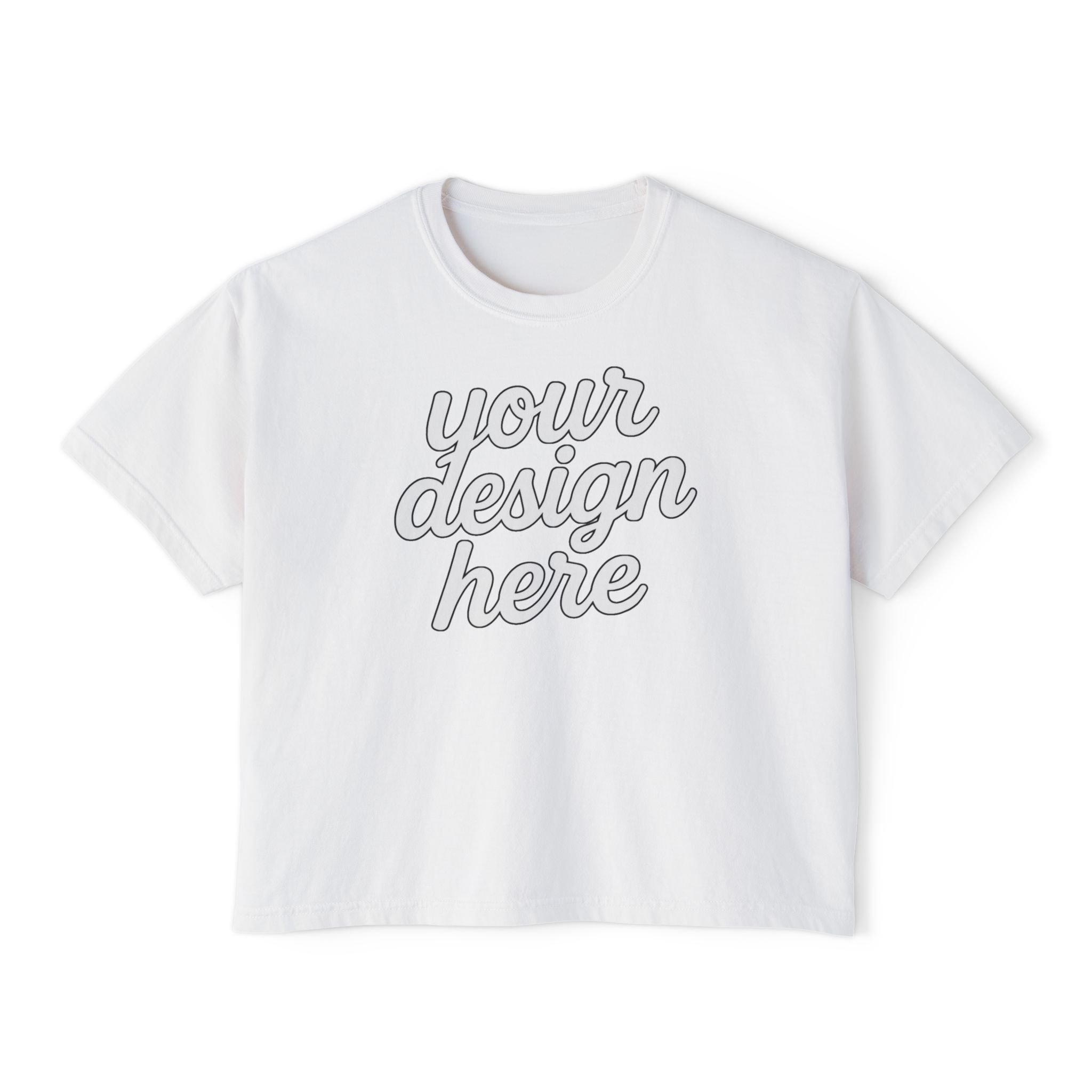 1787234722693293765_2048-1.jpeg Stylish Women's Boxy Tee, Trendy Casual Shirt for Everyday Wear, Perfect for Summer, Gift Idea for Women, Customizable Graphic Tee