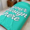 18235609793264420020_2048.jpeg Cozy Customizable Velveteen Blanket, Soft Home Decor, Personalized Gifts, Christmas Throw, Warm Snuggle Blanket