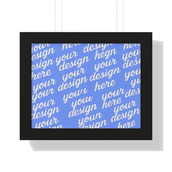 Custom Framed Horizontal Poster, Personalized Wall Art, Home Decor, Gift for All Occasions, Customizable Design