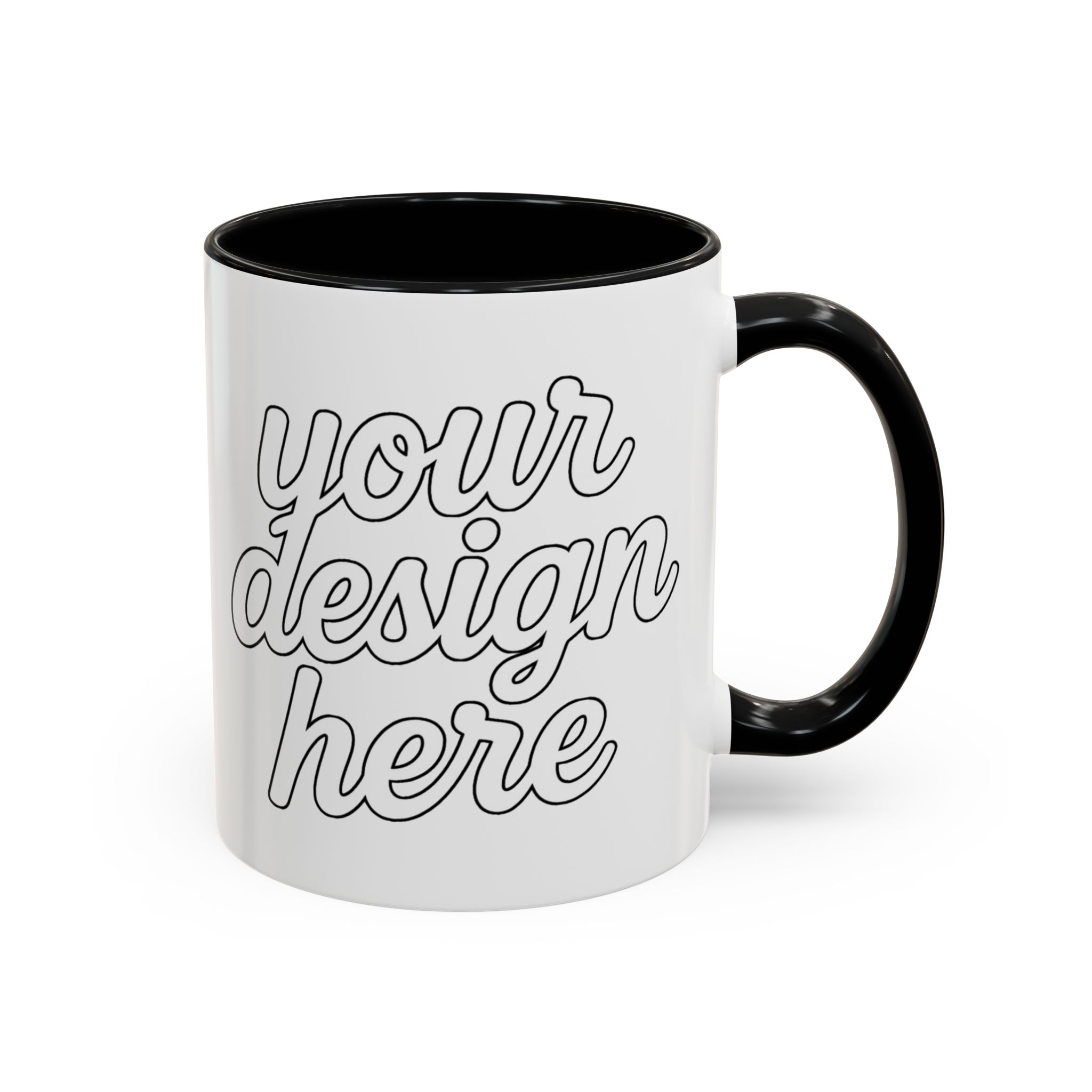 242232376147696347_2048.jpeg Personalized Accent Coffee Mug, Customizable Gift, Coffee Lovers Mug, Office Decor, Unique Present for Any Occasion