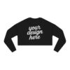 2897819036604943170_2048.jpeg Trendy Women's Cropped Sweatshirt with Customizable Design, Casual Wear, Cozy Fashion, Gift for Her, Stylish Sweater