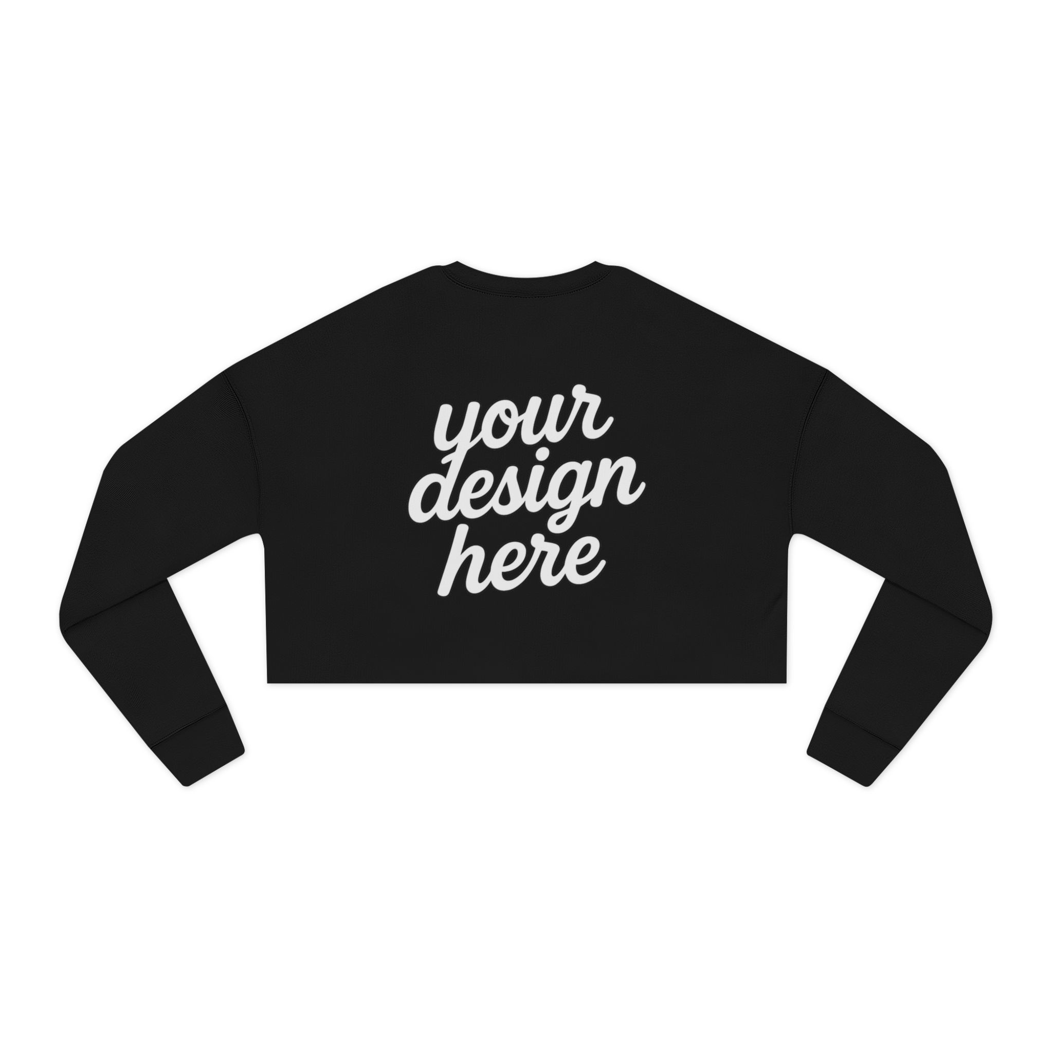 2897819036604943170_2048.jpeg Trendy Women's Cropped Sweatshirt with Customizable Design, Casual Wear, Cozy Fashion, Gift for Her, Stylish Sweater