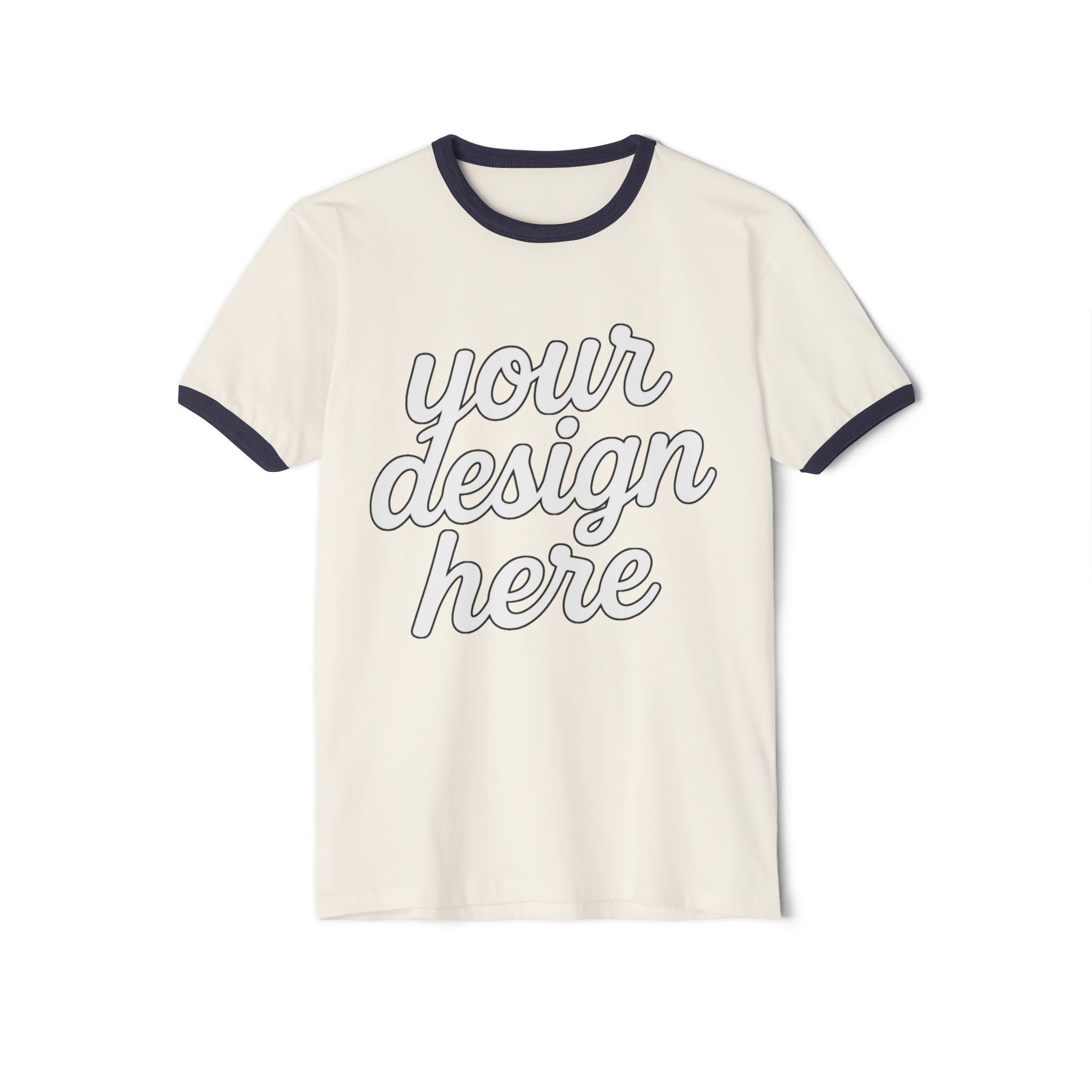 Unisex Cotton Ringer T-Shirt - Customizable Retro Style Tee, Perfect for Casual Wear, Gifts, Summer Outfits, Birthday Celebrations, [...]