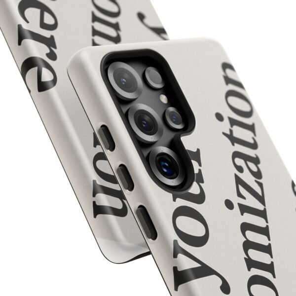 Customizable Phone Case, Personalized Tough Cases, Unique Gift, Birthday Present, Stylish Tech Accessory, Trendy Phone Cover