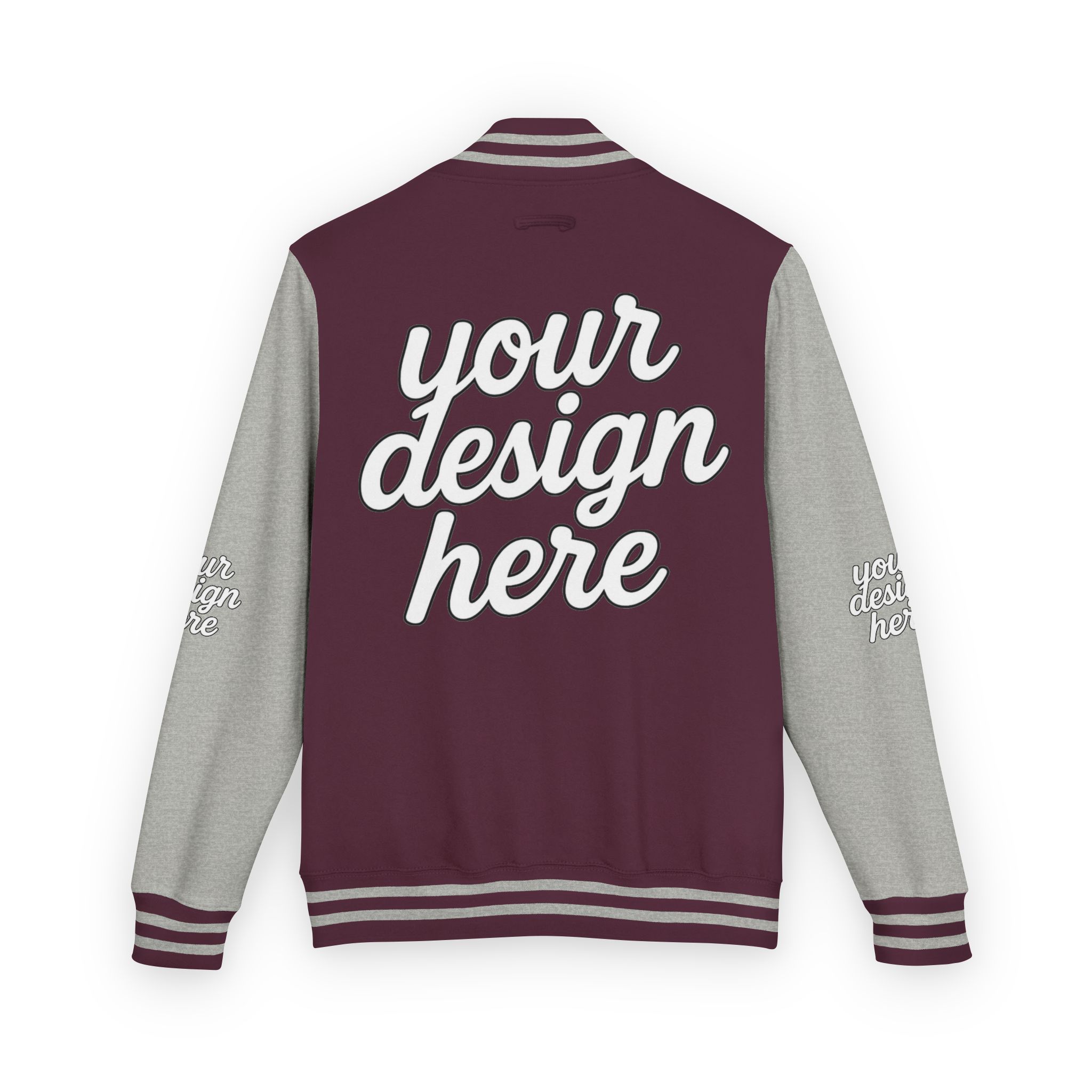 3308873376360035888_2048.jpeg Vintage-Style Unisex Heavyweight Letterman Jacket - Customize Your Design, Perfect for Sports Events, School Spirit, Gifts, Casual Wear