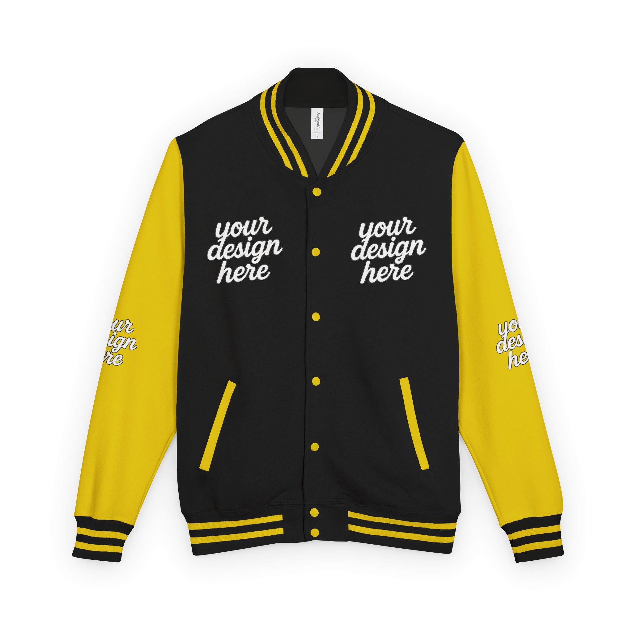 3672867811793390904_2048.jpeg Vintage-Style Unisex Heavyweight Letterman Jacket - Customize Your Design, Perfect for Sports Events, School Spirit, Gifts, Casual Wear