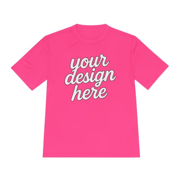 Moisture Wicking Tee - Customizable Activewear for Fitness, Outdoor Activities, Sports Events, Casual Wear, Perfect Gift