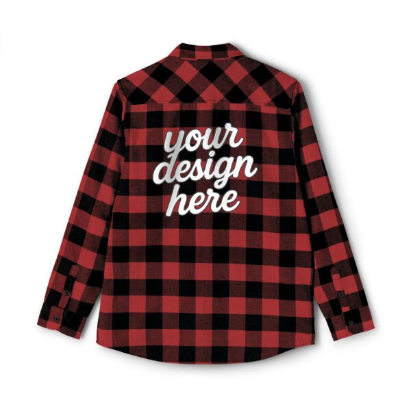Custom Unisex Flannel Shirt | Cozy Fall Layer, Personalized Gift for Him/Her, Casual Wear, Adventure Shirt, Autumn Must-Have