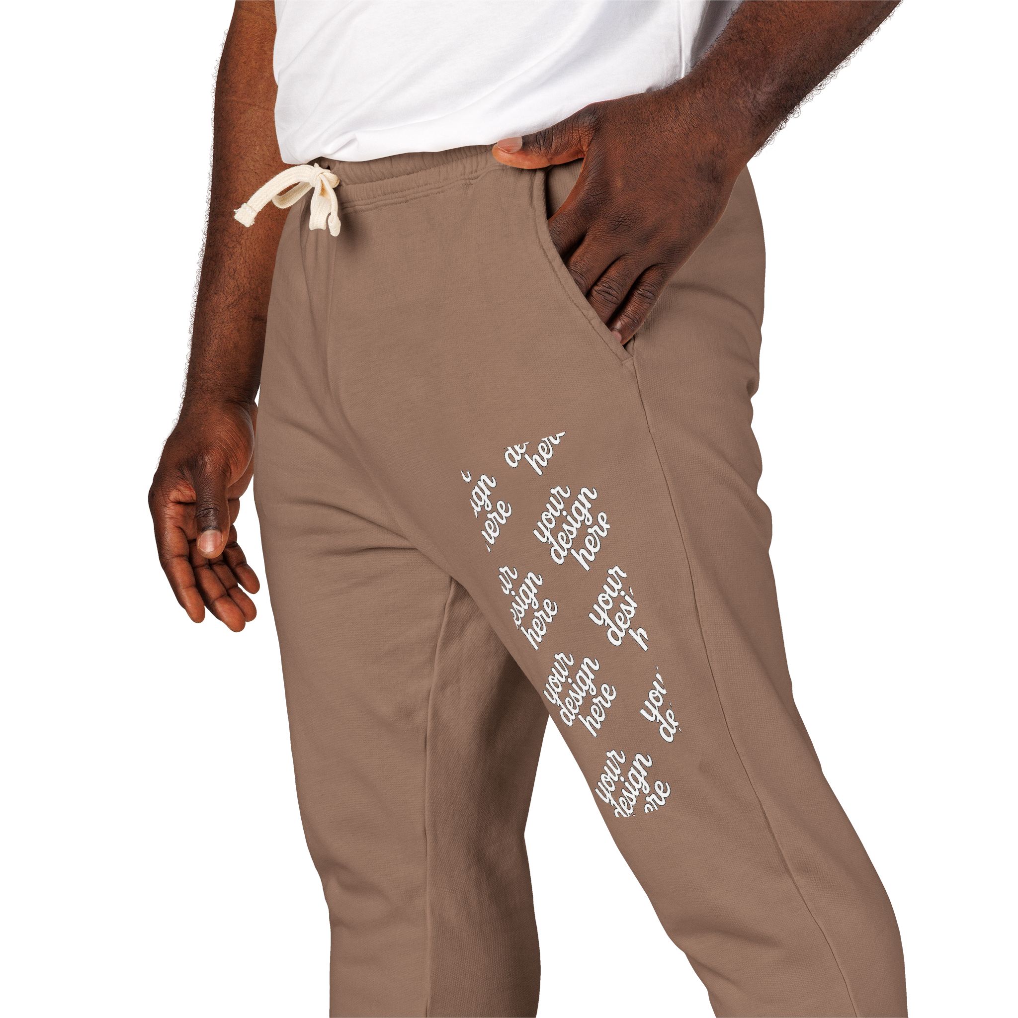 474719452970538289_2048.jpeg Cozy Garment-Dyed Fleece Sweatpants for Ultimate Comfort, Lounge Wear, Gift for Him/Her, Spring Outing Pants, Casual Travel Bottoms