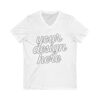 4817541631136640591_2048-8.jpeg Customizable V-Neck Tee for Creative Expression, Perfect for Gifts, Casual Wear, and Events