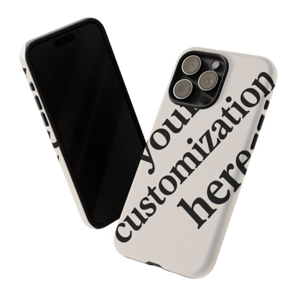 Customizable Phone Case, Personalized Tough Cases, Unique Gift, Birthday Present, Stylish Tech Accessory, Trendy Phone Cover