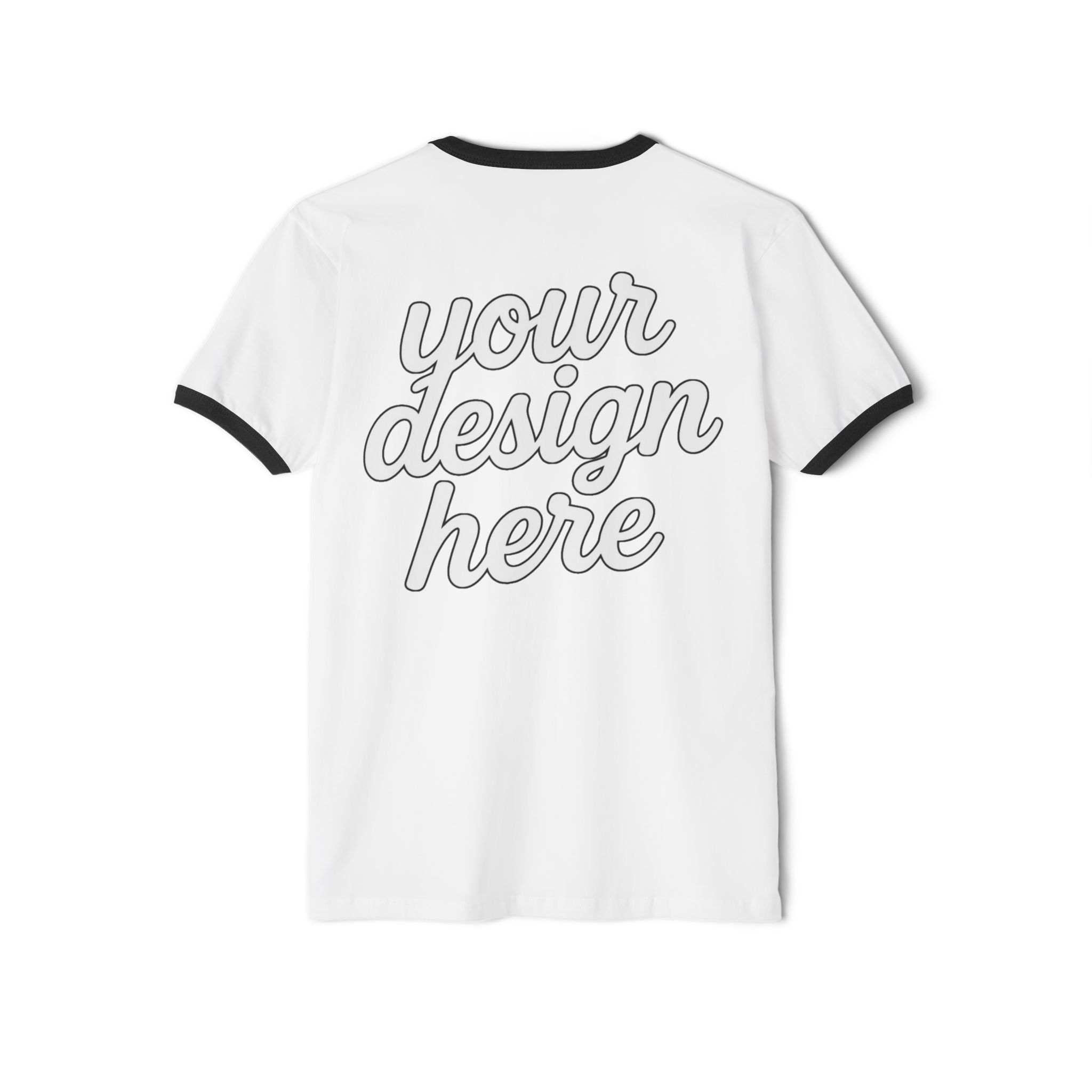 Unisex Cotton Ringer T-Shirt - Customizable Retro Style Tee, Perfect for Casual Wear, Gifts, Summer Outfits, Birthday Celebrations, [...]