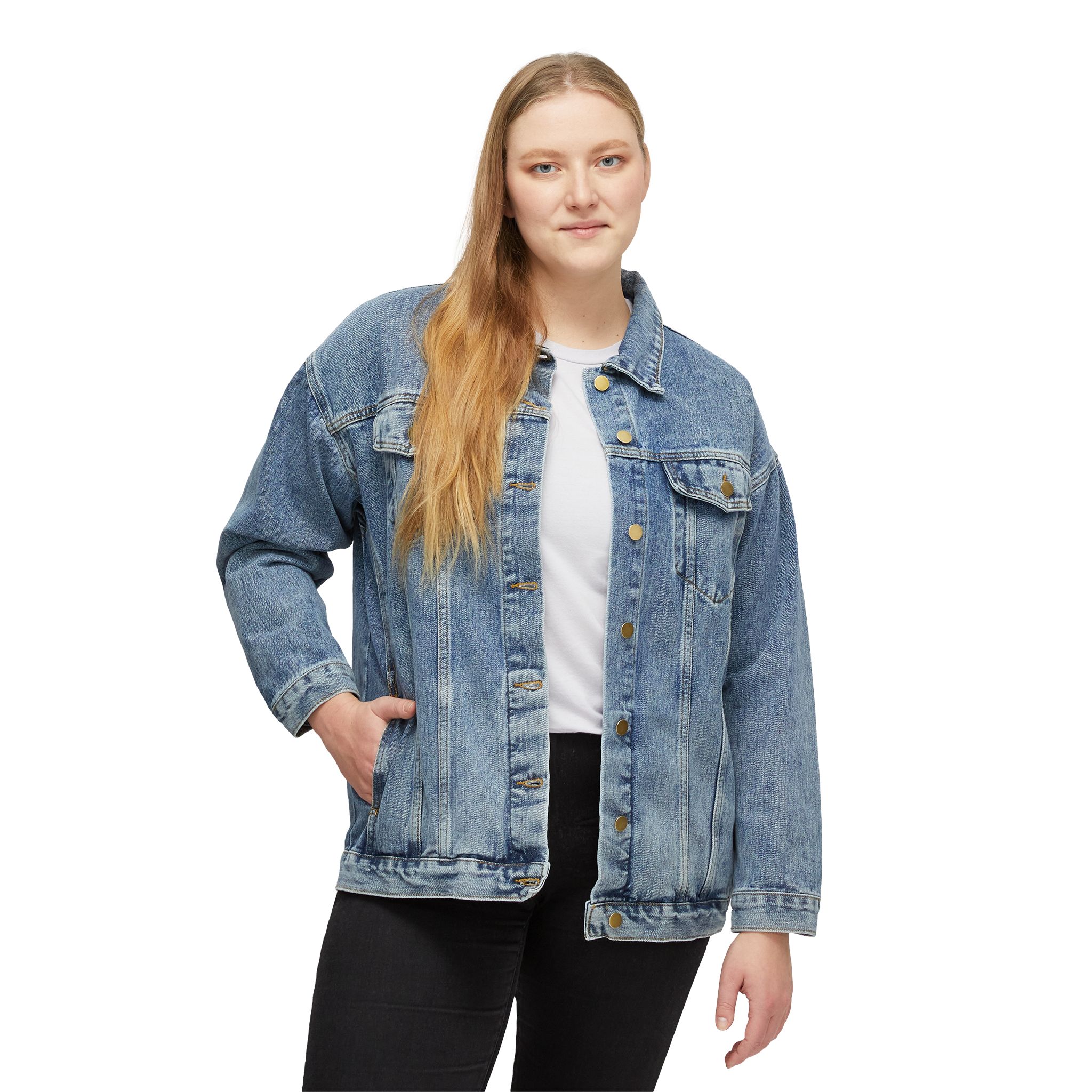 Stylish Women's Denim Jacket, Perfect for Casual Outings, Customizable Design, Great for Summer Festivals, Gifts for Her, Trendy [...]