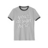 Unisex Cotton Ringer T-Shirt - Customizable Retro Style Tee, Perfect for Casual Wear, Gifts, Summer Outfits, Birthday Celebrations, [...]
