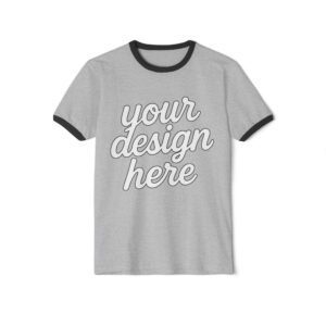Unisex Cotton Ringer T-Shirt - Customizable Retro Style Tee, Perfect for Casual Wear, Gifts, Summer Outfits, Birthday Celebrations, [...]