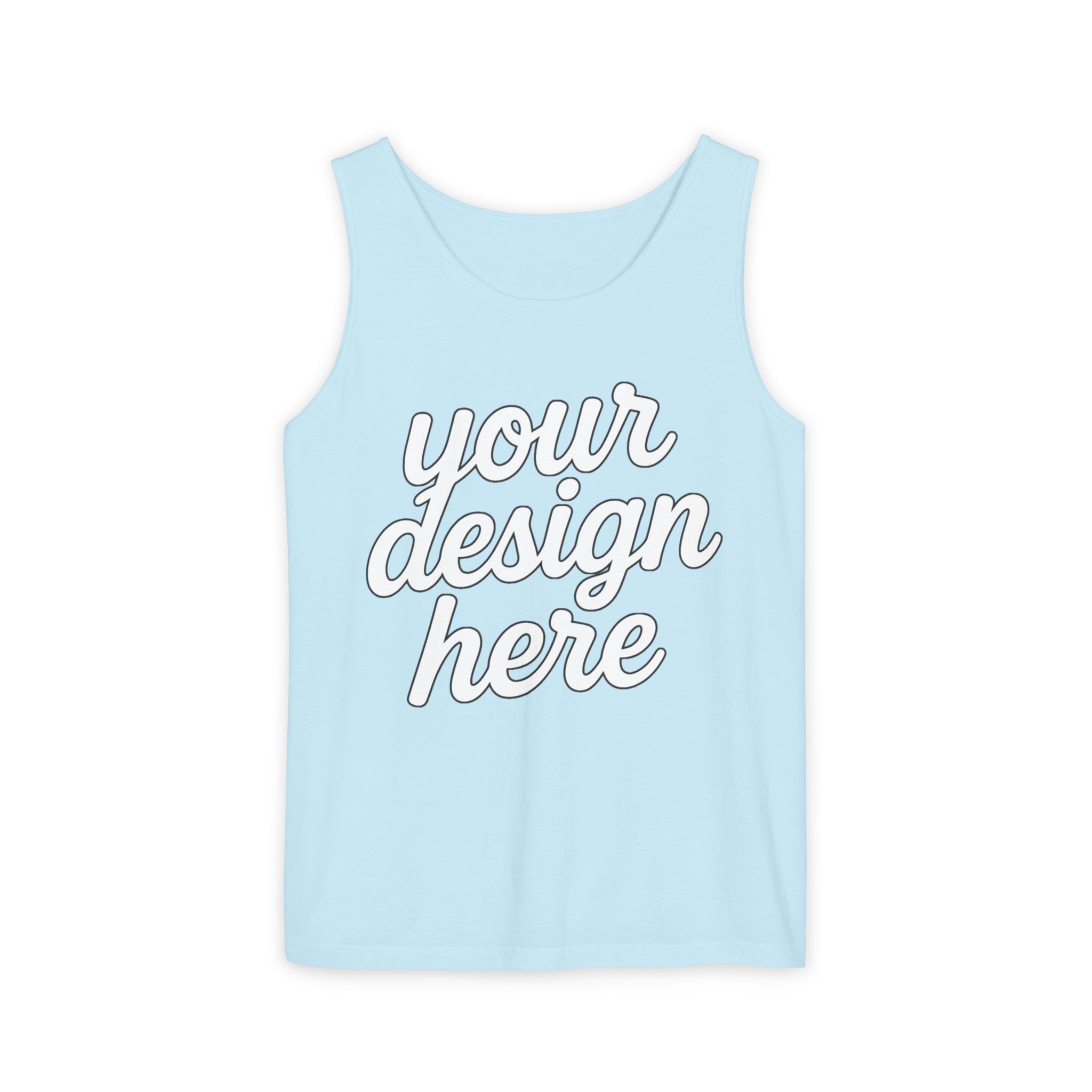 6165578472382363326_2048-1.jpeg Garment-Dyed Tank Top | Customizable Summer Essential, Unisex Apparel, Casual Wear, Gift for Him/Her, Event Merchandise